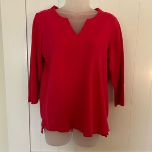 Orvis Women's Bright Red Tunic Top